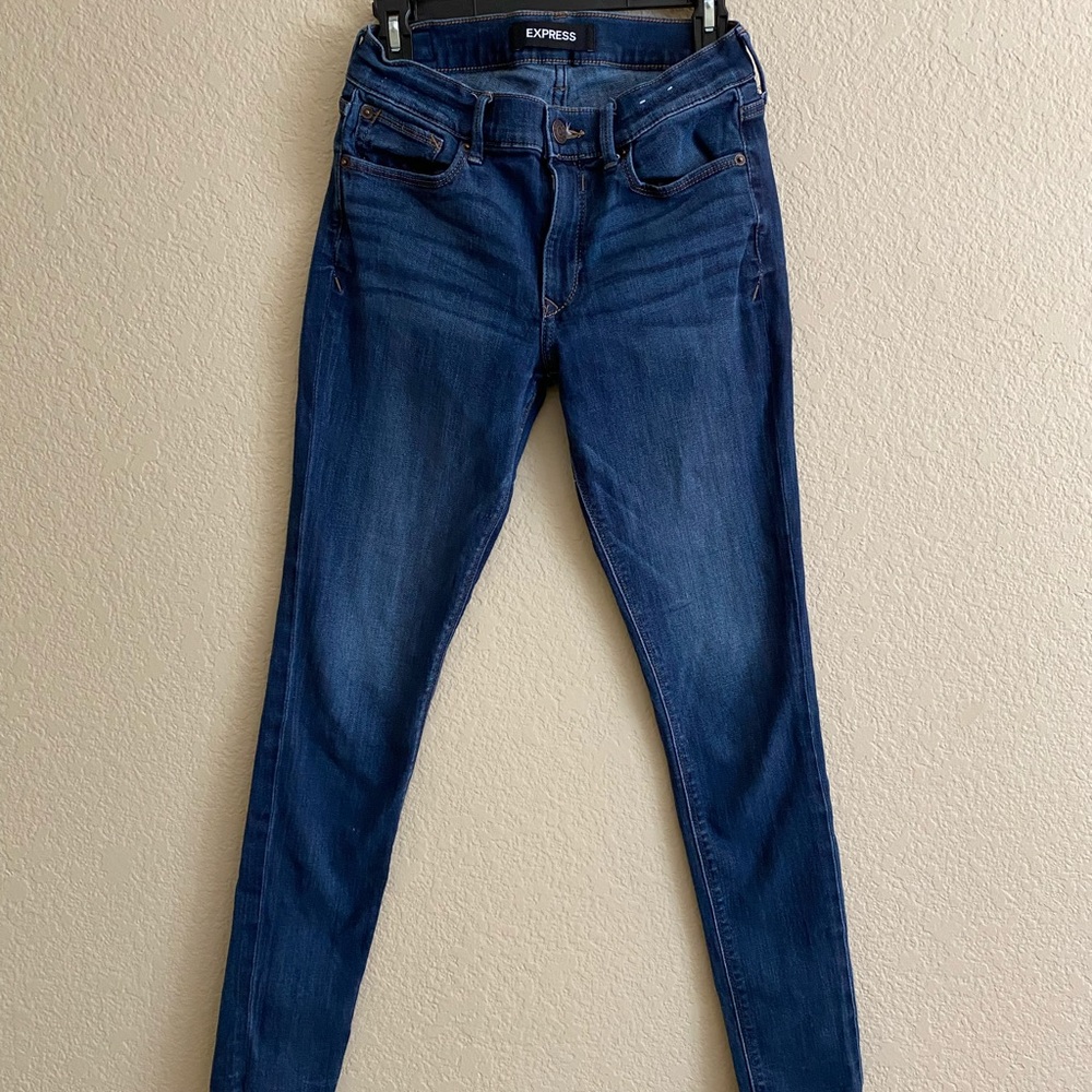 Express Mid Rise Stretch Jean/Legging